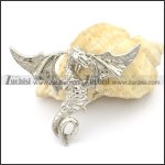 Stainless Steel Pterosaur Pendant -p000315 Stainless Steel Pterosaur Pendant -p000315