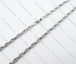 Stainless Steel Necklace -JN150151 Stainless Steel Necklace -JN150151