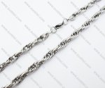 Stainless Steel Necklace -JN150153 Stainless Steel Necklace -JN150153