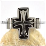 Stainless Steel Germany Cross Ring - r000074