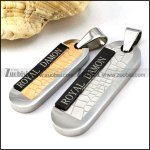 ROYAL DAMON Stainless Steel Couple Pendants - p000085