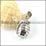Stainless Steel Bombshell Pendants -p000342