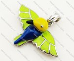 Cute Stainless Steel Enamel Hummingbird pendant - JP090320