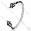 Double Skull Stainless Steel Bangles - JB350027