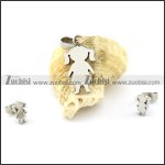 Stainless Steel jewelry set -s000448