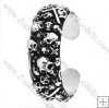 Numerous Skulls Stainless Steel Bangles - JB350017