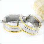 Cutting Earring in 316L Stainless Steel - e000011