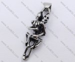 Stainless Steel Make Love Skull Pendant - JP170112