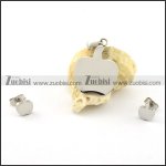 Stainless Steel jewelry set -s000460