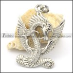 Stainless Steel the Dragon King Pendant -p000316 Stainless Steel the Dragon King Pendant -p000316