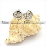 Stainless Steel Car Tyre Earring - e000067