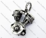 Stainless Steel Motorcycle engine pendant - JP370008