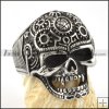 Stainless Steel Skull Ring - r000069