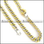 Stainless Steel jewelry set -s000468
