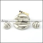 Stainless Steel jewelry set -s000466