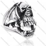 bloodcurdling Stainless Steel Skull Ring - JR350145
