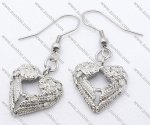Antique Heart Stainless Steel earring - JE050130
