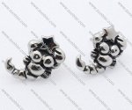 Stainless Steel Scorpio Earring - JE050047