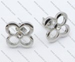 Four-leaf Clover Stainless Steel earring - JE050023