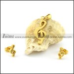 Stainless Steel jewelry set -s000462