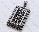 Stainless Steel Tag Pendant - JP170021