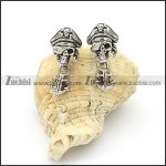 Stainless Steel Pirates of the Caribbean Earring - e000074