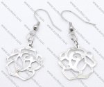 1 China Rose Stainless Steel earring - JE050122