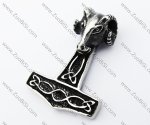 Vintage Hammer Thor Stainless Steel pendant - JP370055