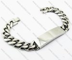 Stainless Steel Bangle - JB150019 Stainless Steel Bangle - JB150019
