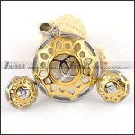 Branded Name Stainless Steel jewelry set in 2 Tones -s000041
