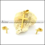 Stainless Steel jewelry set -s000439
