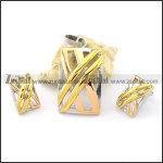 Stainless Steel Jewelry Set -s000485