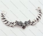 Stainless Steel Skull Bracelet - JB200034