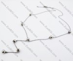 Stainless Steel Ball necklace Chain -JN020446