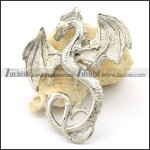 Stainless Steel Fiery dragon Pendant -p000318 Stainless Steel Fiery dragon Pendant -p000318