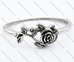 Rose Stainless Steel Bangle - JB200090