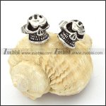 Stainless Steel Skull Earring - e000064
