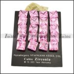 10mm zircon wedding earrings-e000642
