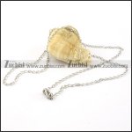 Stainless Steel Necklace -n000291, size is