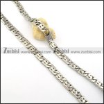 Stainless Steel Necklace -n000322, size is