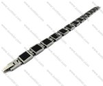 JB270001 Black and White Tungsten Bracelet JB270001 Black and White Tungsten Bracelet