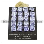 10mm zircon wedding earrings-e000639