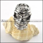 Three-dimensional Stainless Steel Skull Pendant - p000182