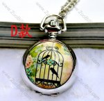 Fashion Rhidoum Bird Pocket Watch Chain - PW000049-4 Fashion Rhidoum Bird Pocket Watch Chain - PW000049-4