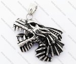 Stainless Steel fierce and cruel Wolf Pendant - JP420042