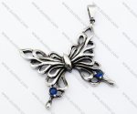 Ladies Stainless Steel Casting Butterfly Pendant - JP090411
