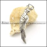 Stainless Steel Parrot Pendant -p000306 Stainless Steel Parrot Pendant -p000306