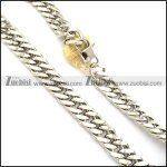 Stainless Steel Necklace -n000332, size is
