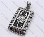 Stainless Steel scorpion Tag Pendant - JP170019