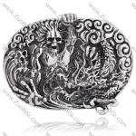 Titanium the King of Terrors Belt Buckle for Punk Mens -JZ350009